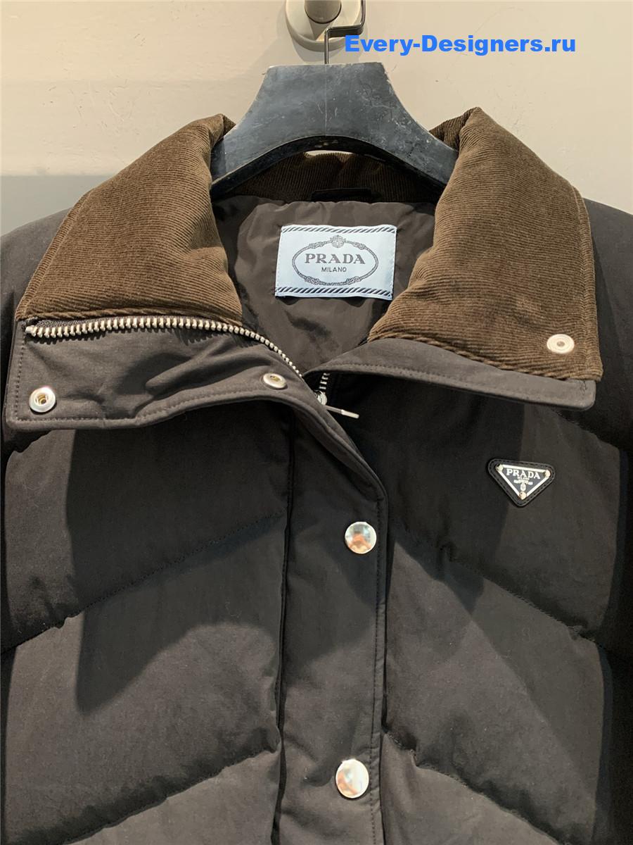 Pra*a silk-blend padded down jacket