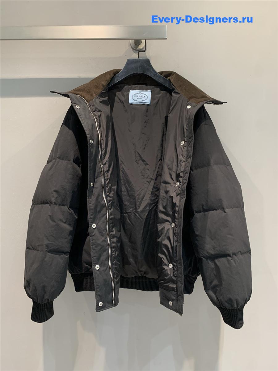 Pra*a silk-blend padded down jacket