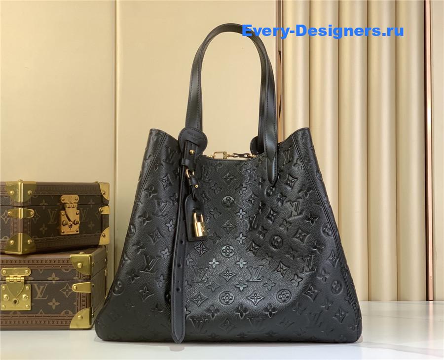 l0vis Vvtt0n all in one mm monogram empreinte black leather bag