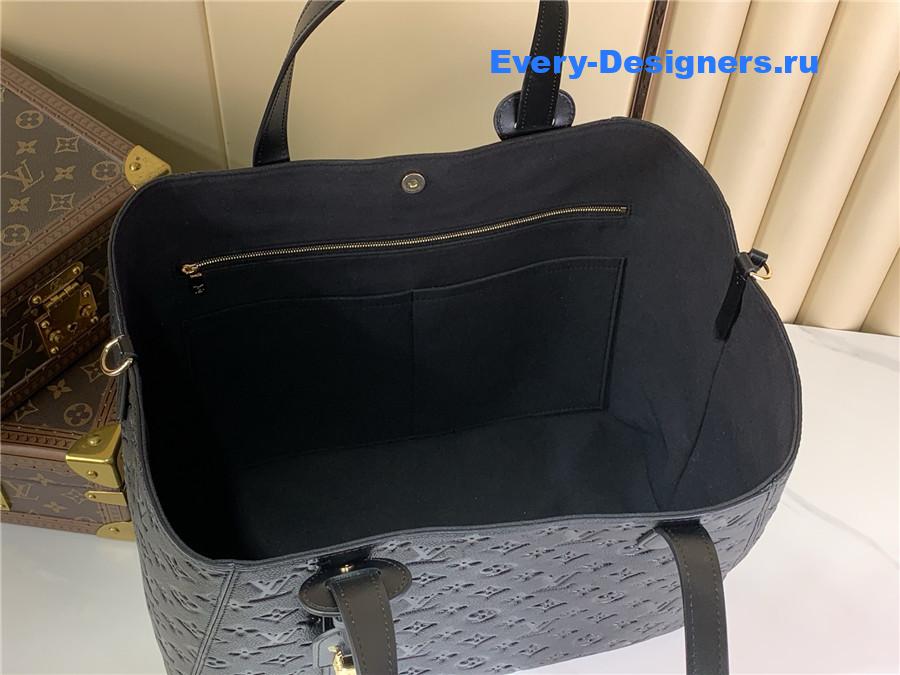 l0vis Vvtt0n all in one mm monogram empreinte black leather bag