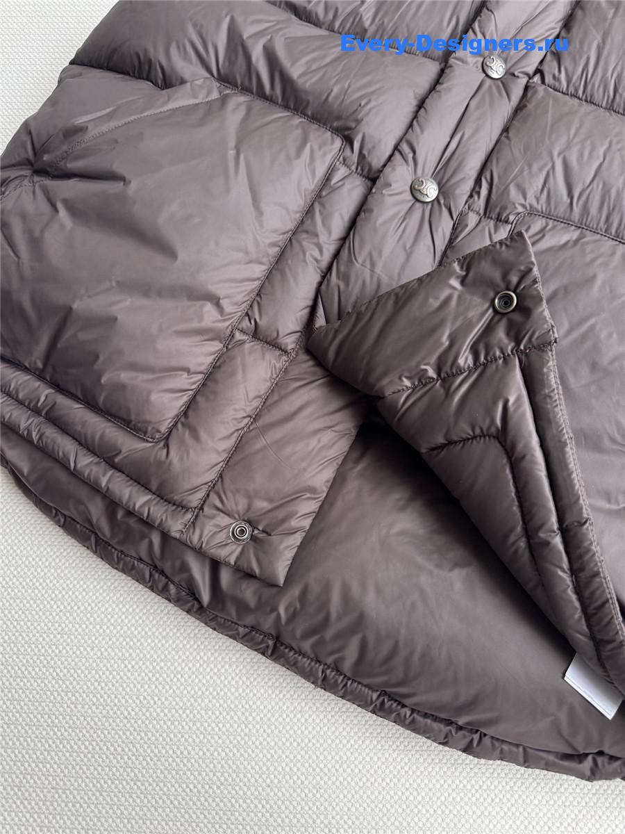 Ce1i*e knit collar down vest