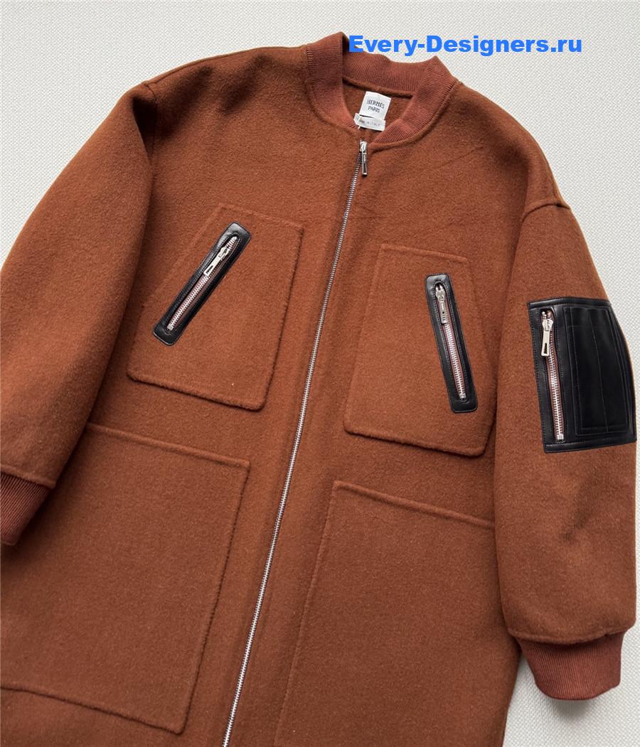 H**me5 brown bombers coat