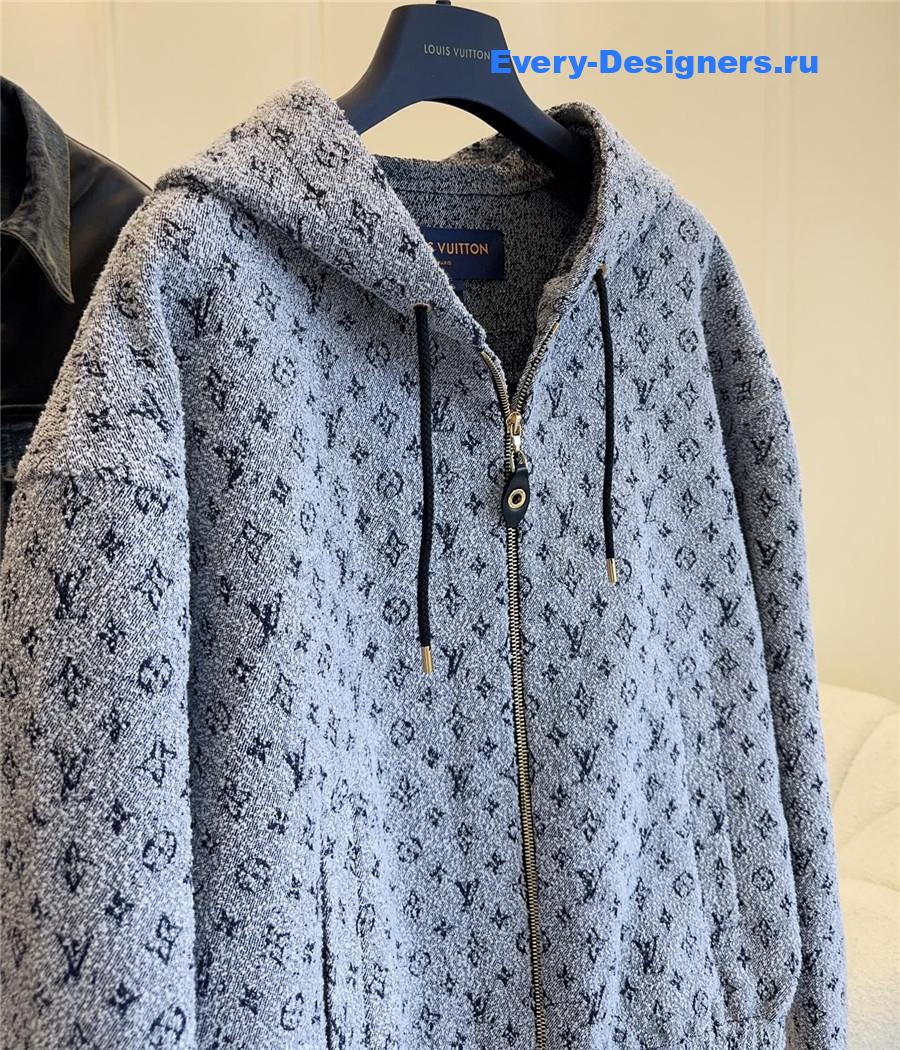 l0vis Vvtt0n monogram bouclé hoodie