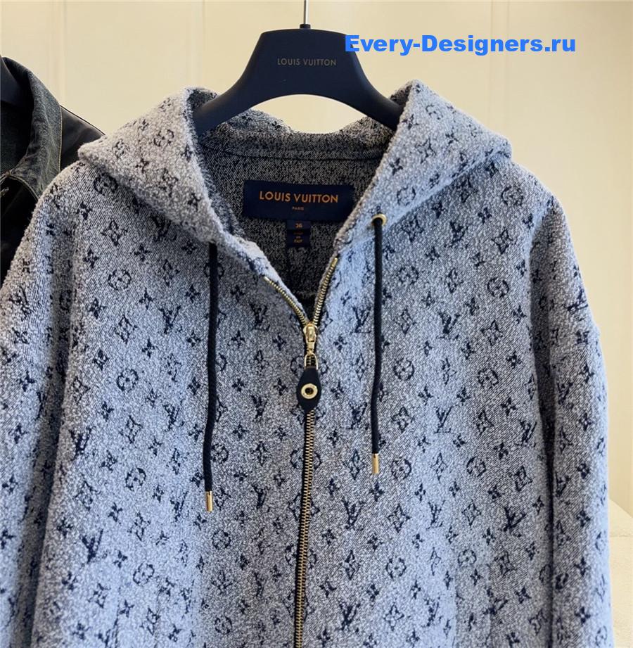 l0vis Vvtt0n monogram bouclé hoodie