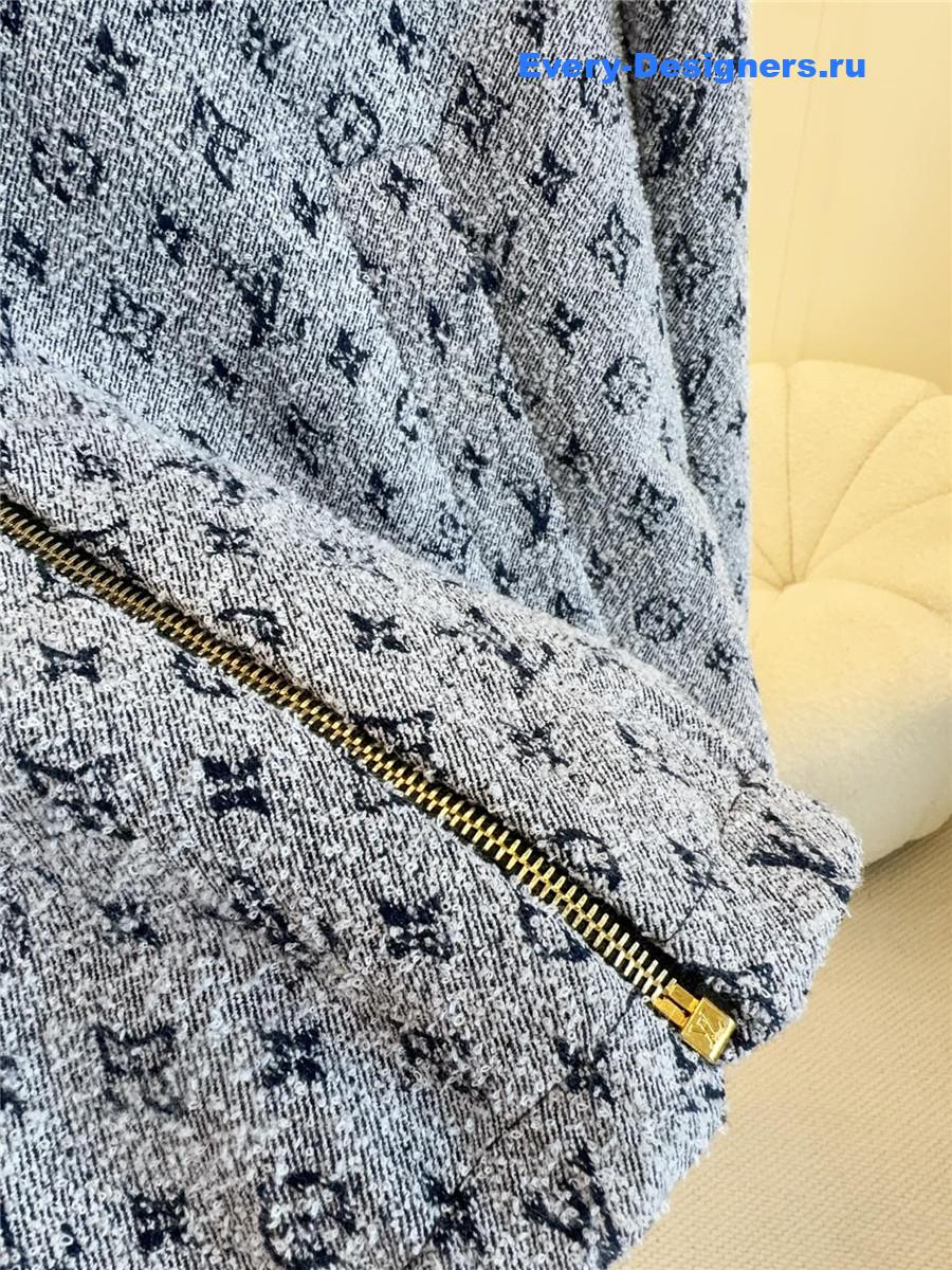 l0vis Vvtt0n monogram bouclé hoodie