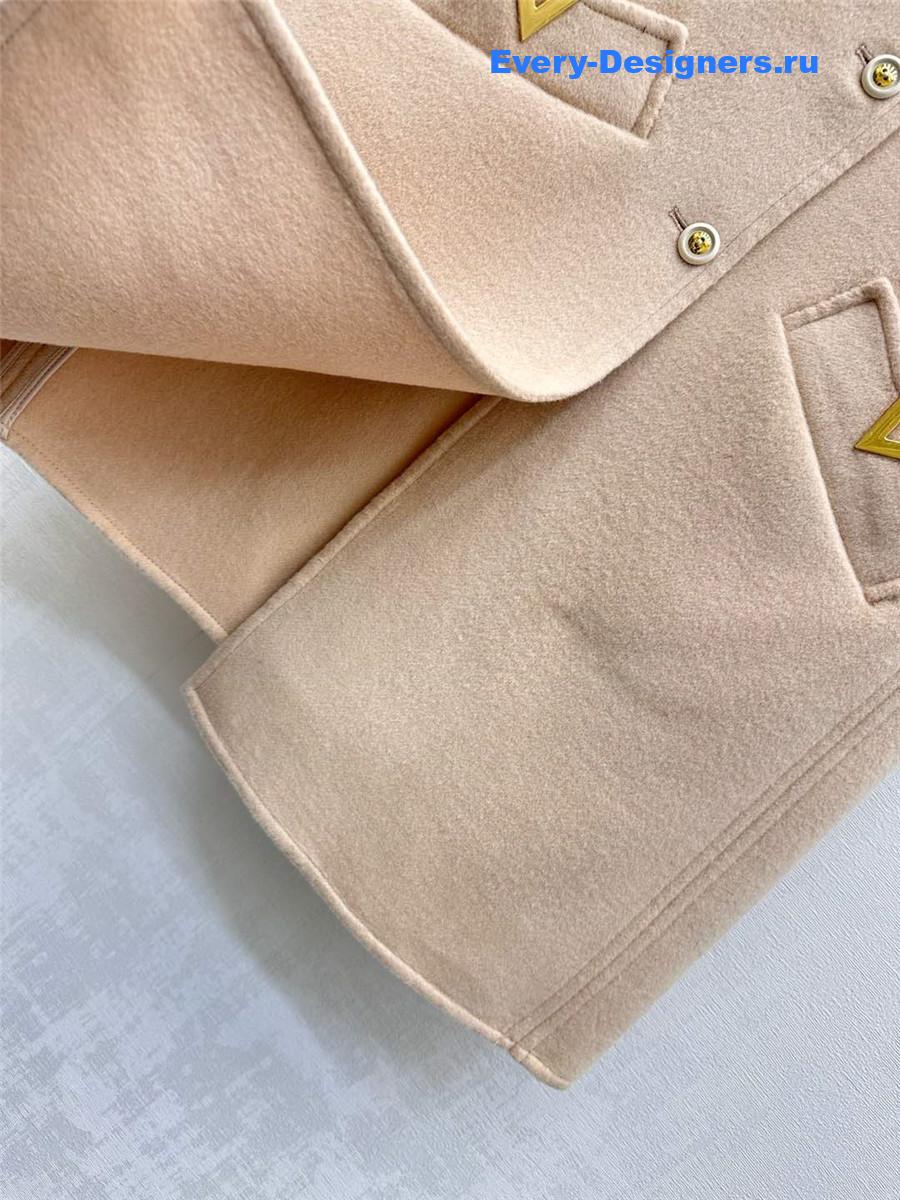 Va1e*ntin0 garavani v-logo woollen dress