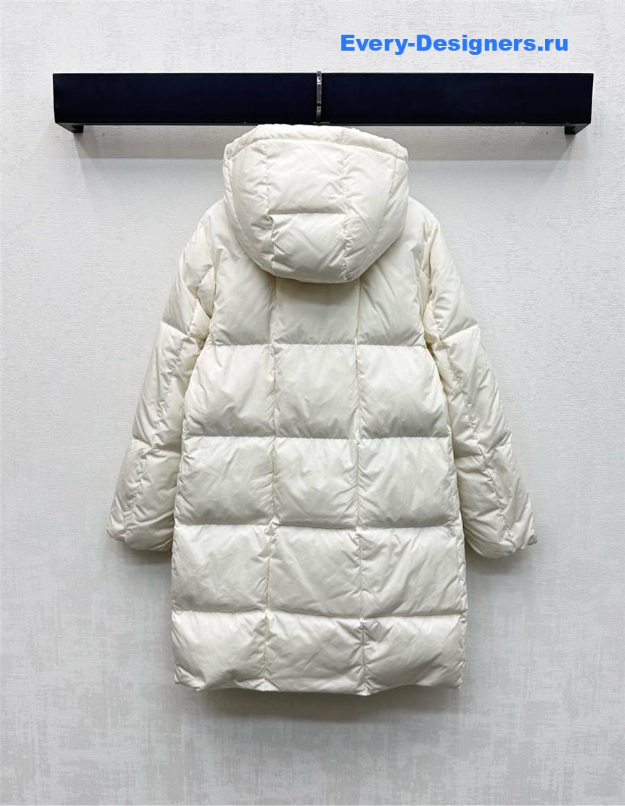 Moncler Water-Repellent Down Litte Long Coat