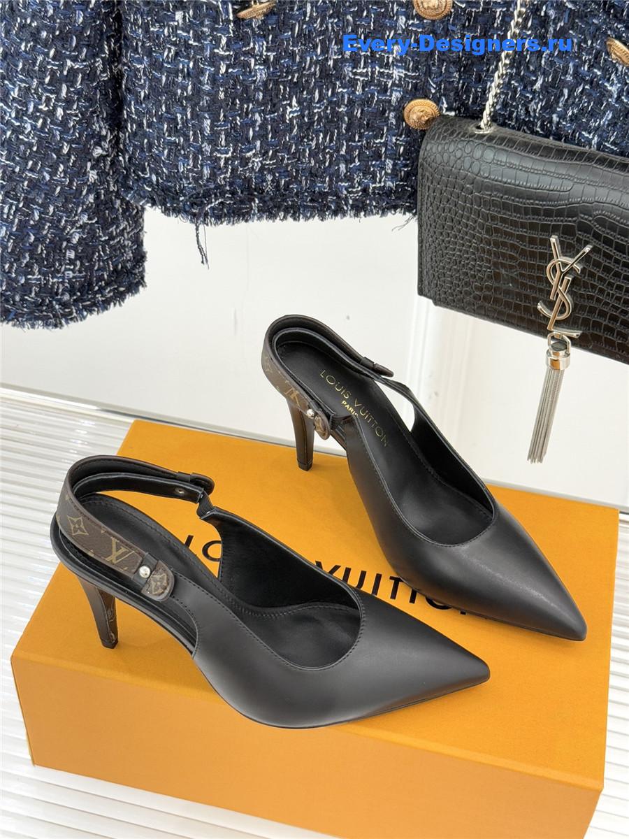 l0vis Vvtt0n black legacy slingback pump