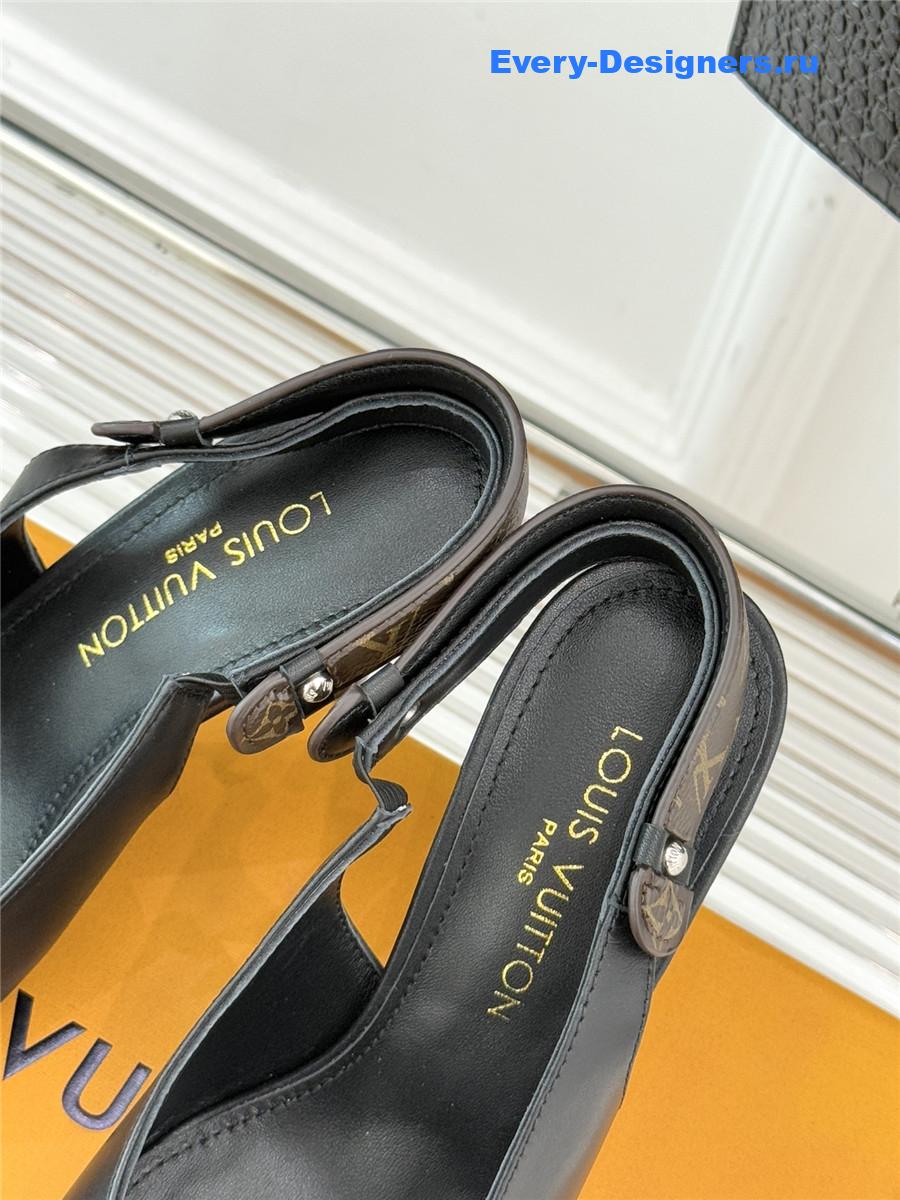 l0vis Vvtt0n black legacy slingback pump