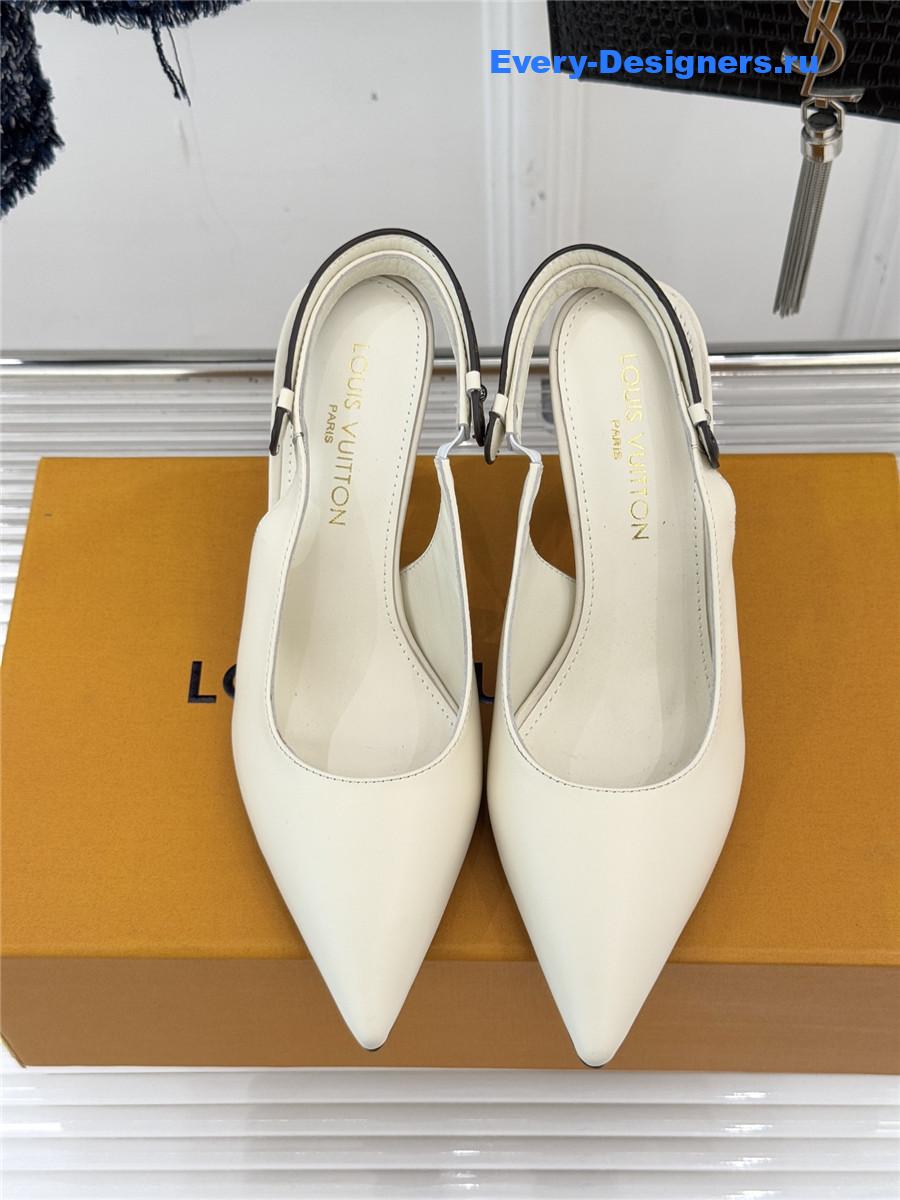 l0vis Vvtt0n white legacy slingback pump