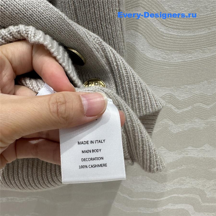 L0r0 P1ana grey cashmere skirt suit