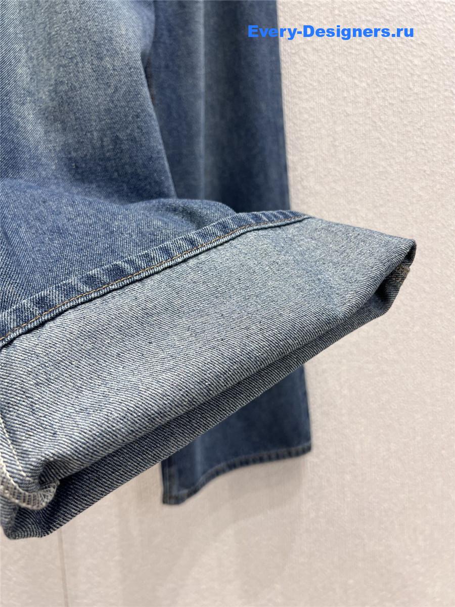 L0ew* drawstring elastic jeans