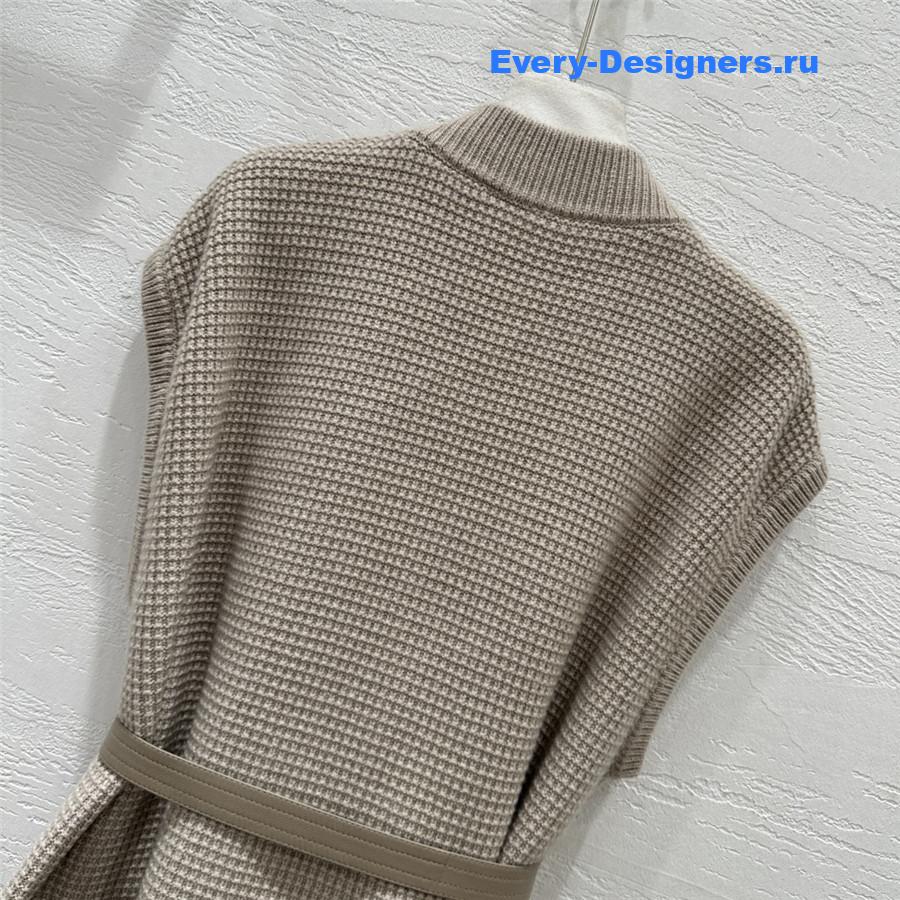 L0r0 P1ana beige mink knit vest