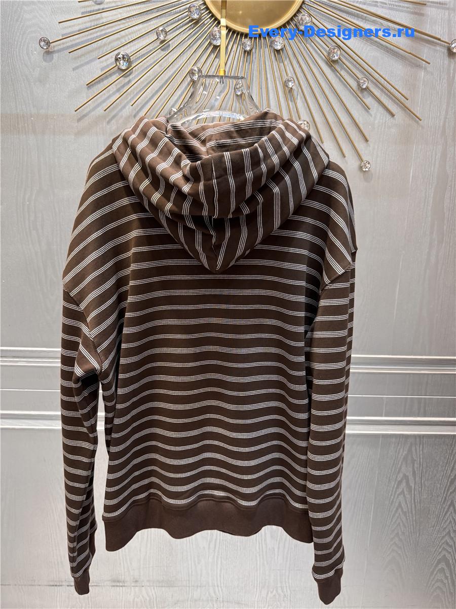 Miu Miu Hooded Zip-up Sweatshirt