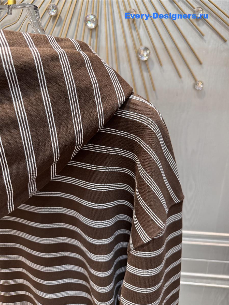 Miu Miu Hooded Zip-up Sweatshirt