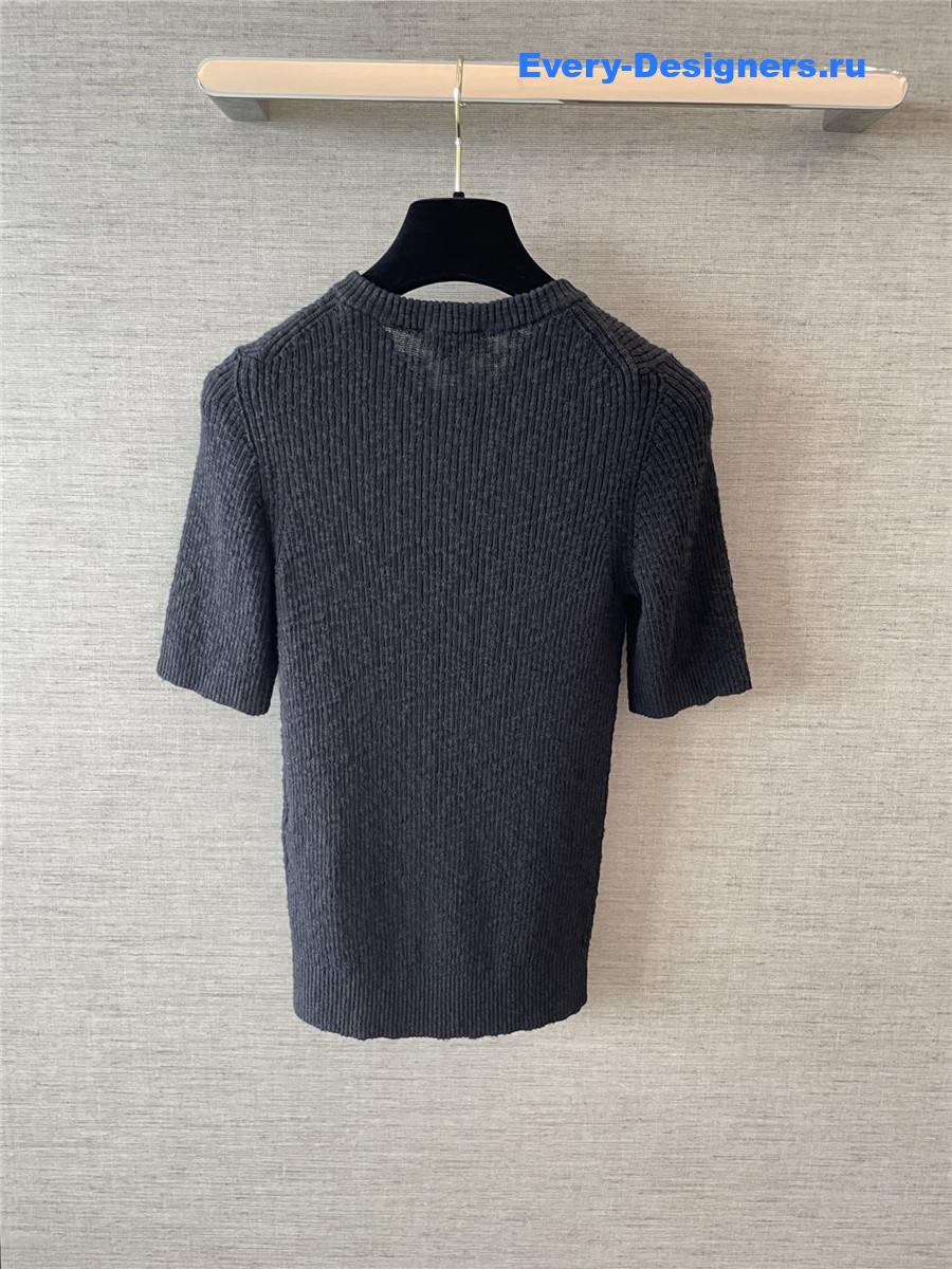 Ch**el coco beach black short sleeve