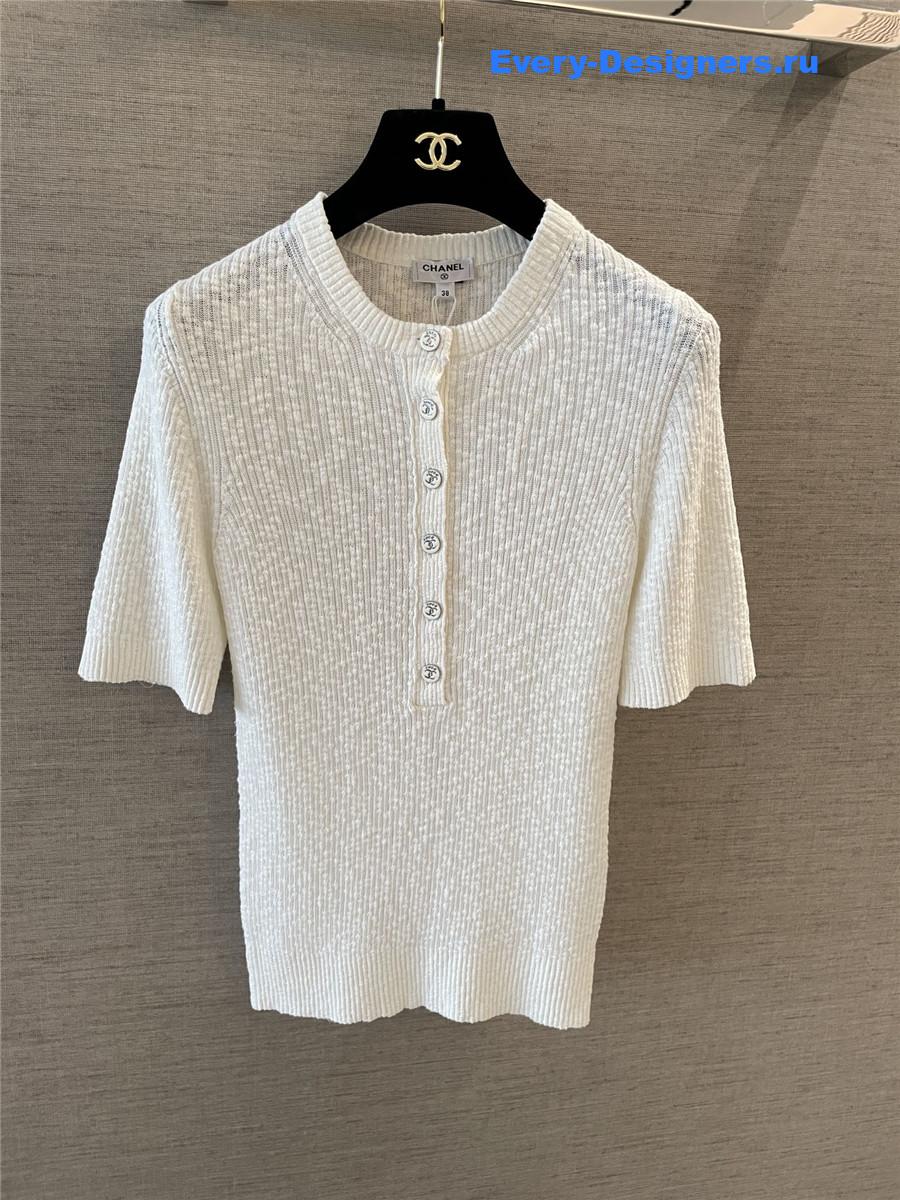 Ch**el coco beach white short sleeve