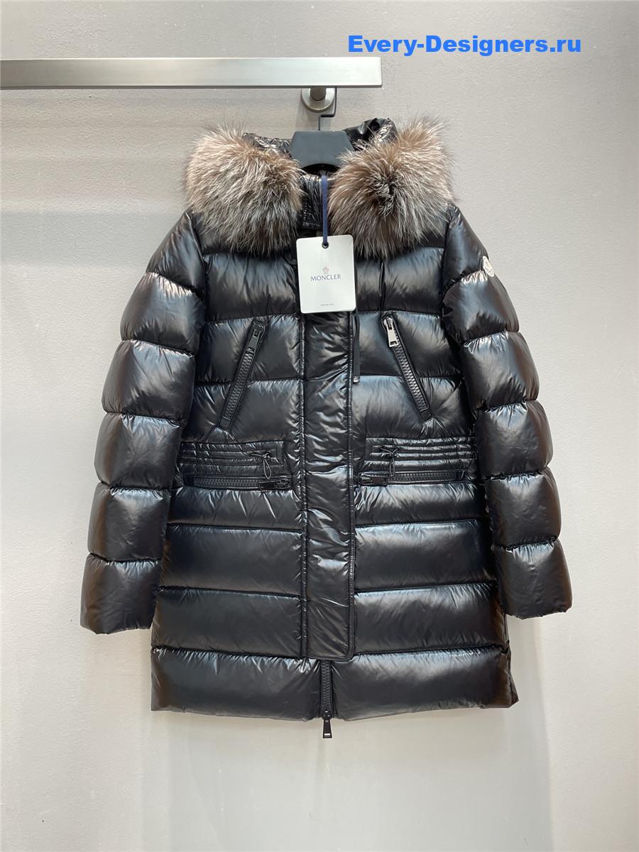 Moncler Black Aphrotiti Down Coat