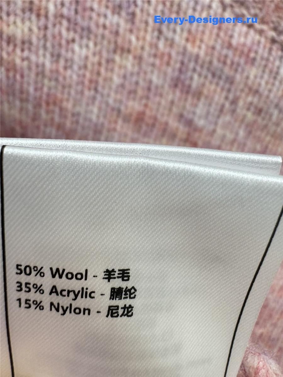 Ch**el pink crew neck sweater