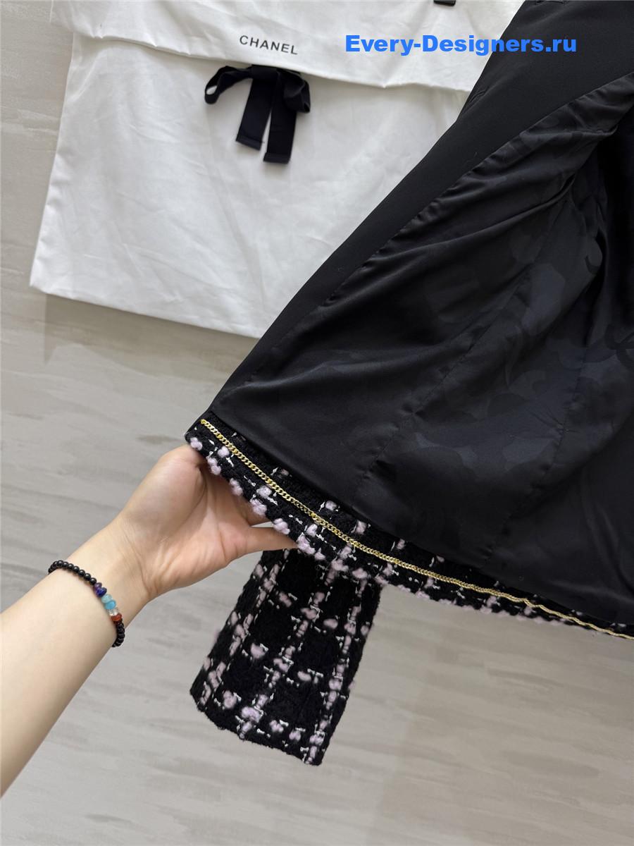 Ch**el wool braided tweed jacket