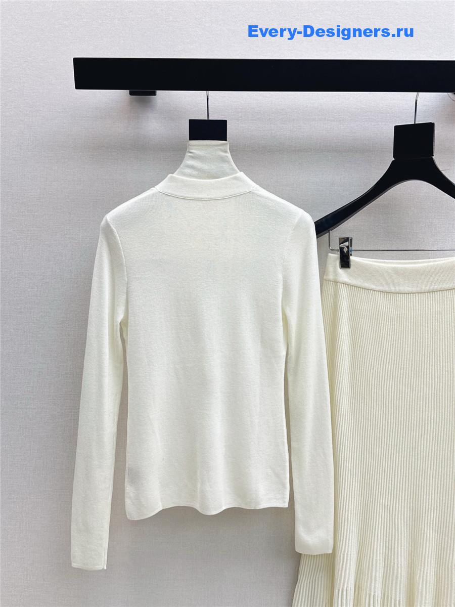 Miu Miu Knitted Skirt Set