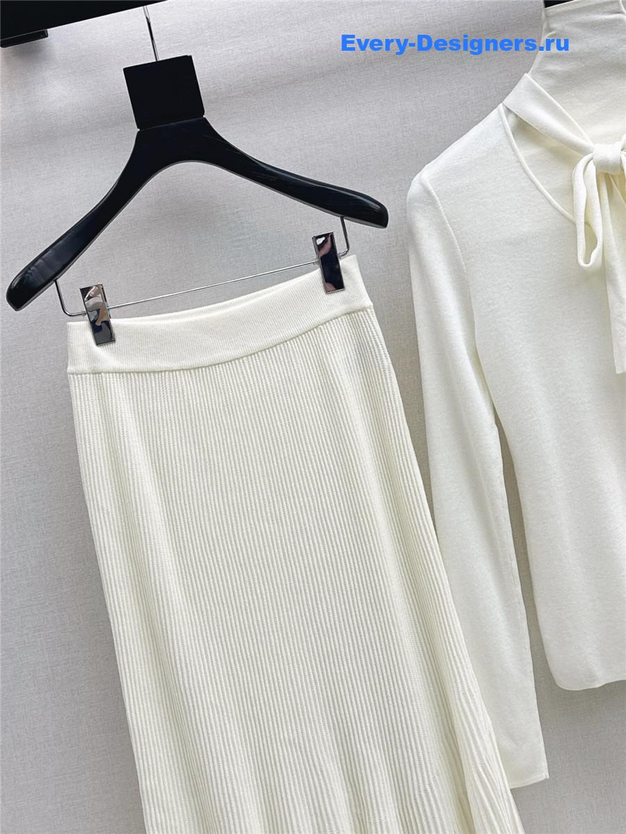 Miu Miu Knitted Skirt Set