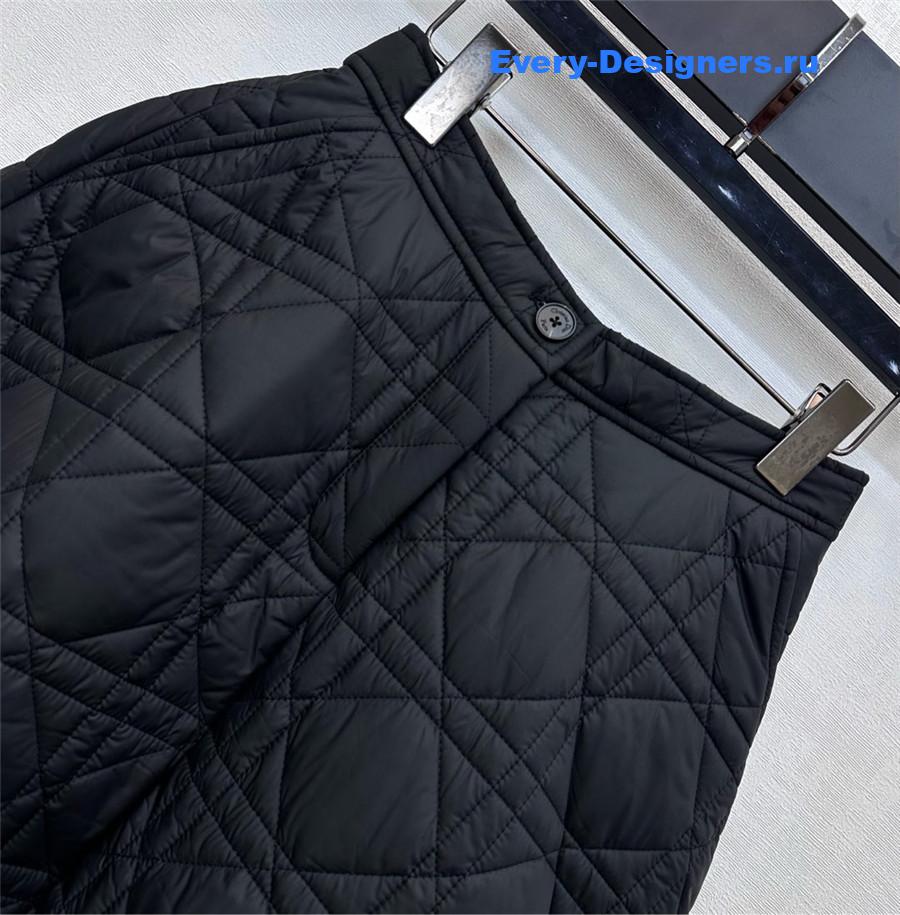 D10r quilted pocket midi skirt