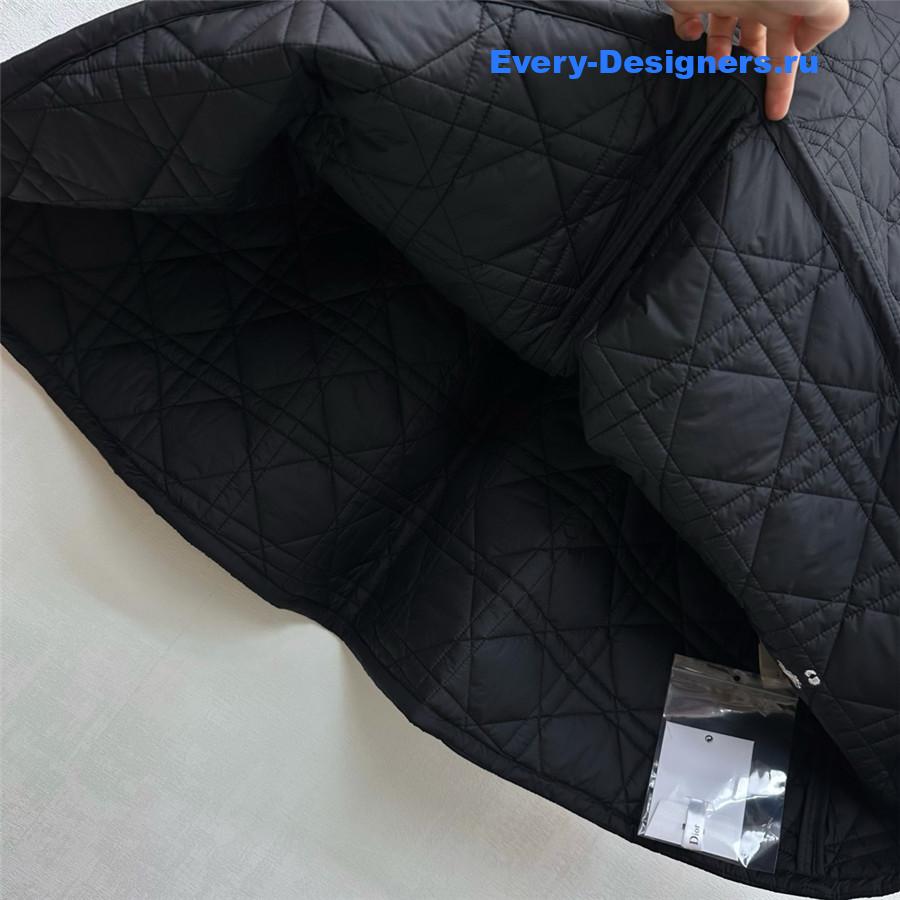 D10r quilted pocket midi skirt