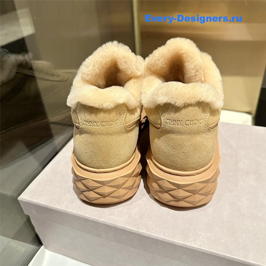 j1m*y ch00 brown D1am0nd maxi sneakers