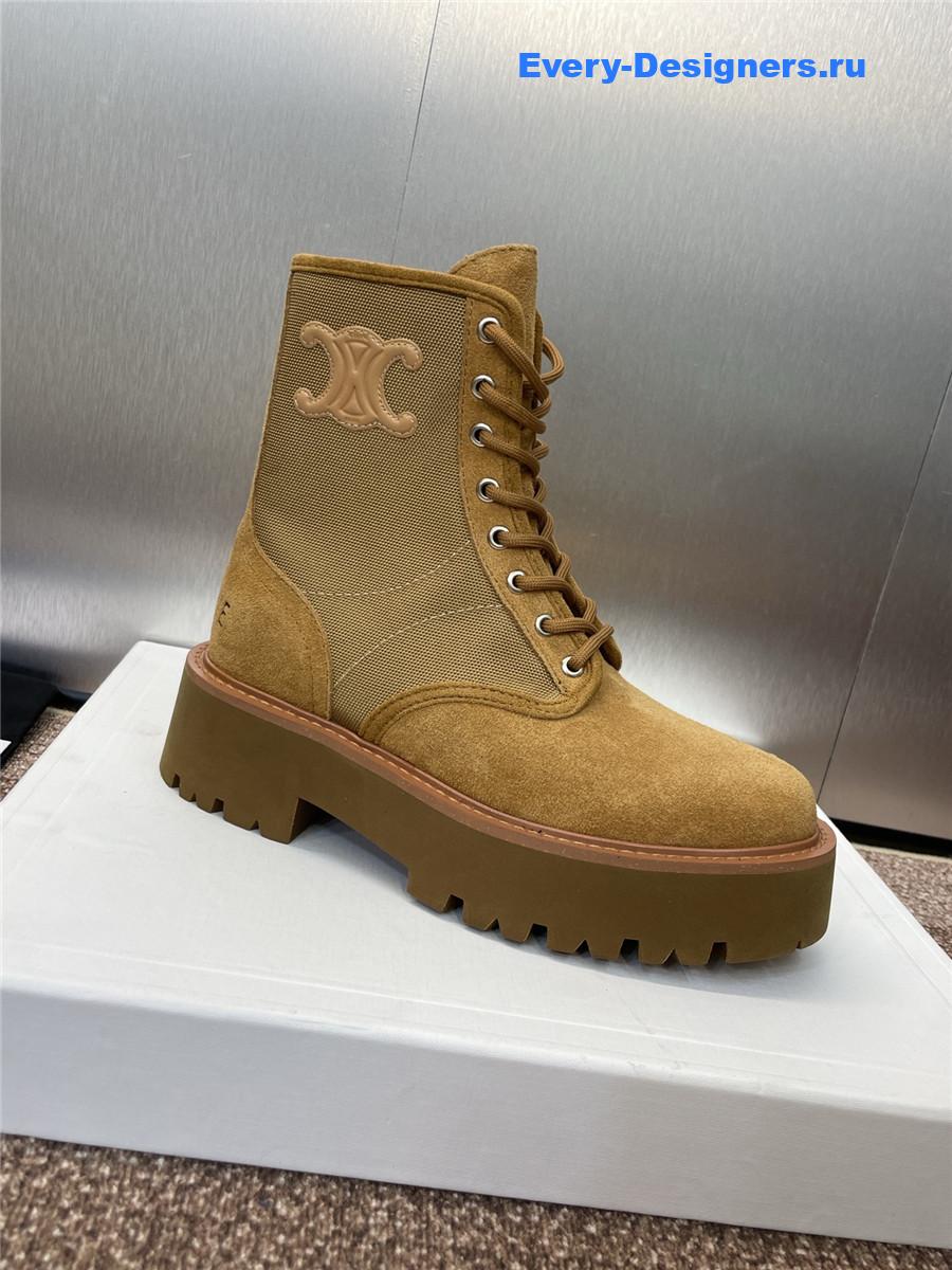 Ce1i*e brown bulky laced up boot