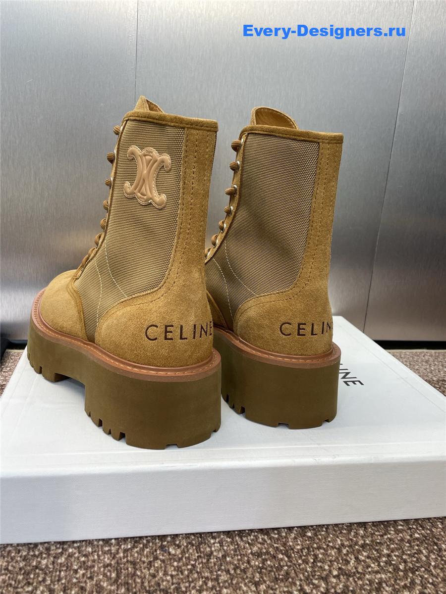 Ce1i*e brown bulky laced up boot