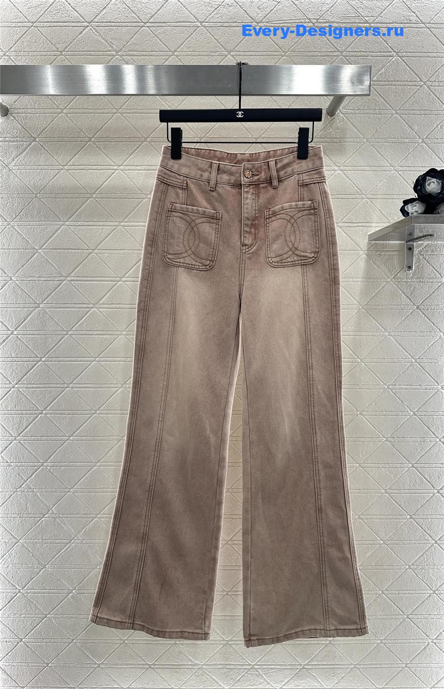 Ch**el pink straight jeans