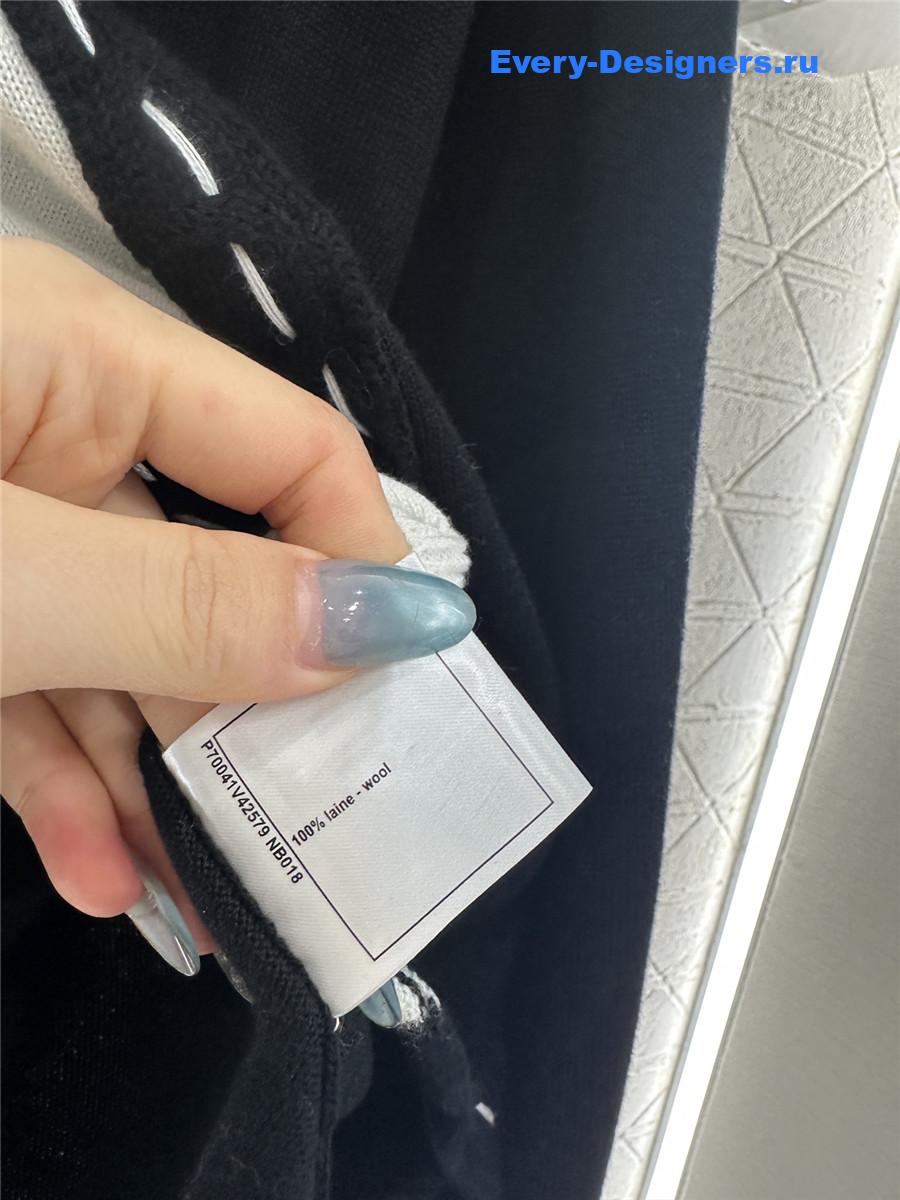 Ch**el black crew neck sweater