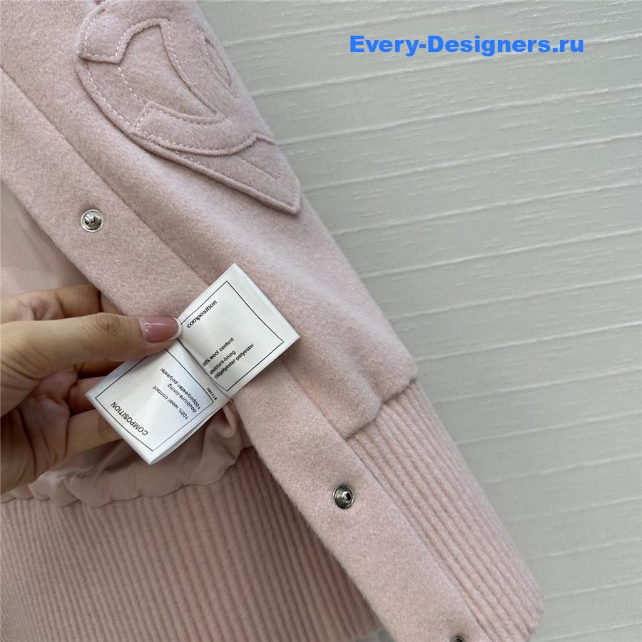 Ch**el heart-shaped cc pocket wool jacket suit