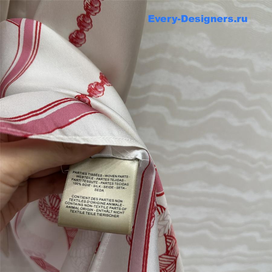 H**me5 pink silk twill maxi dress