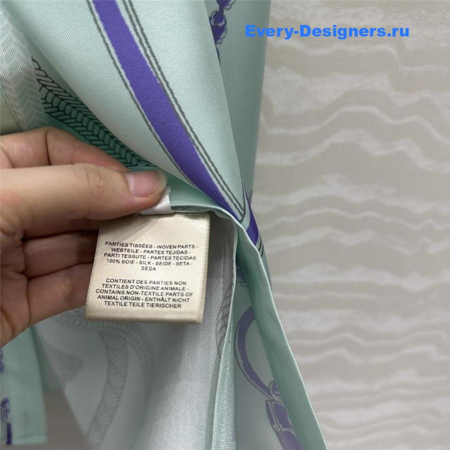 H**me5 green silk twill maxi dress