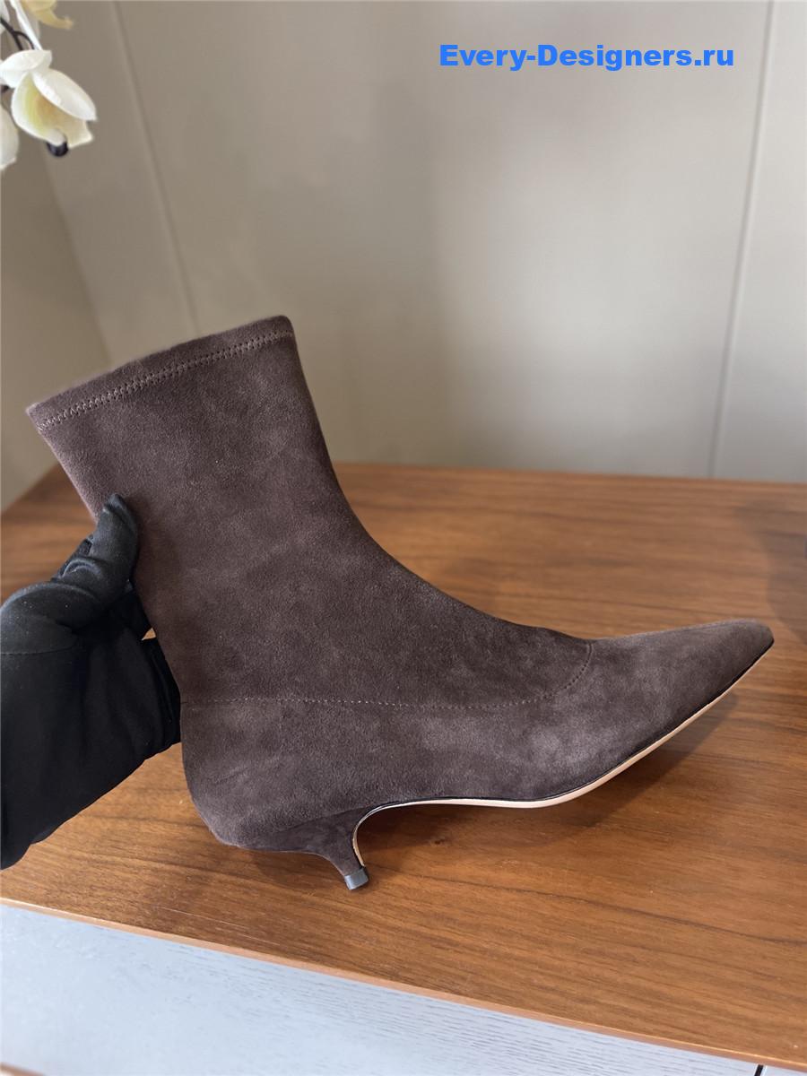 The R0w liisa brown suede heel boots