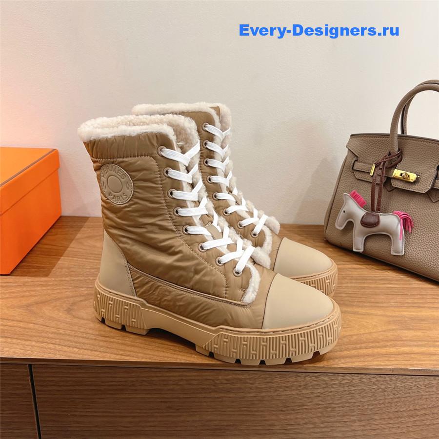 H**me5 beige fresh ankle boot