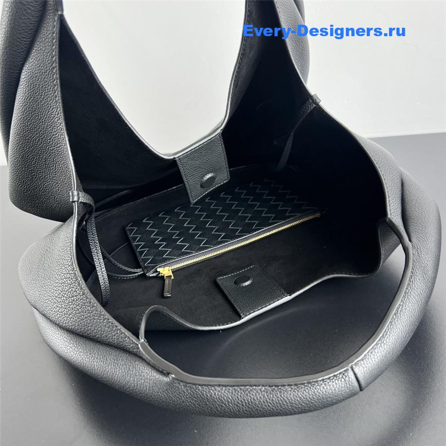 b0tt*ga Ven*ta black large campana tote bag