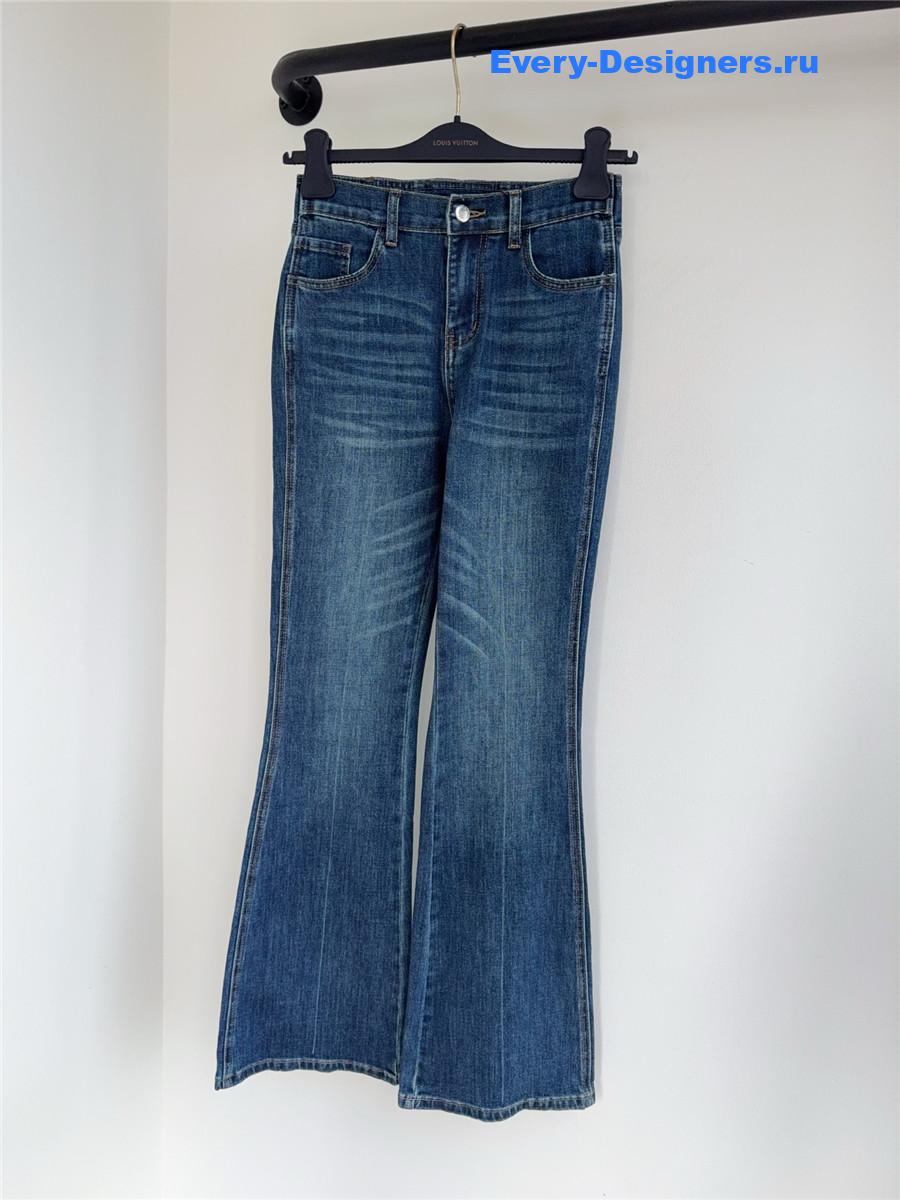 l0vis Vvtt0n blue high waist flared jeans