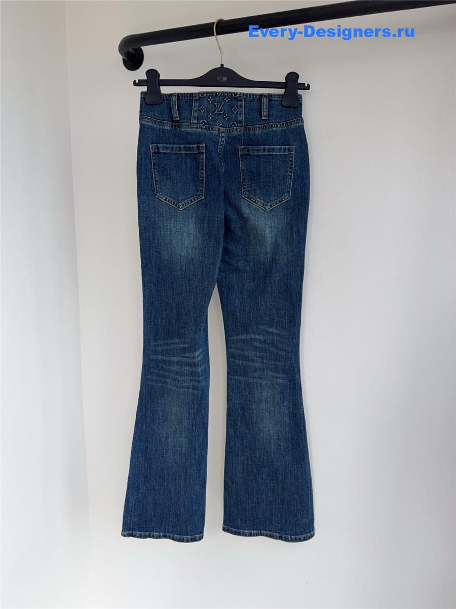 l0vis Vvtt0n blue high waist flared jeans