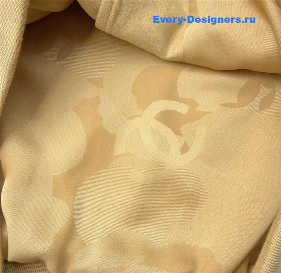 Ch**el brown suede jacket coat