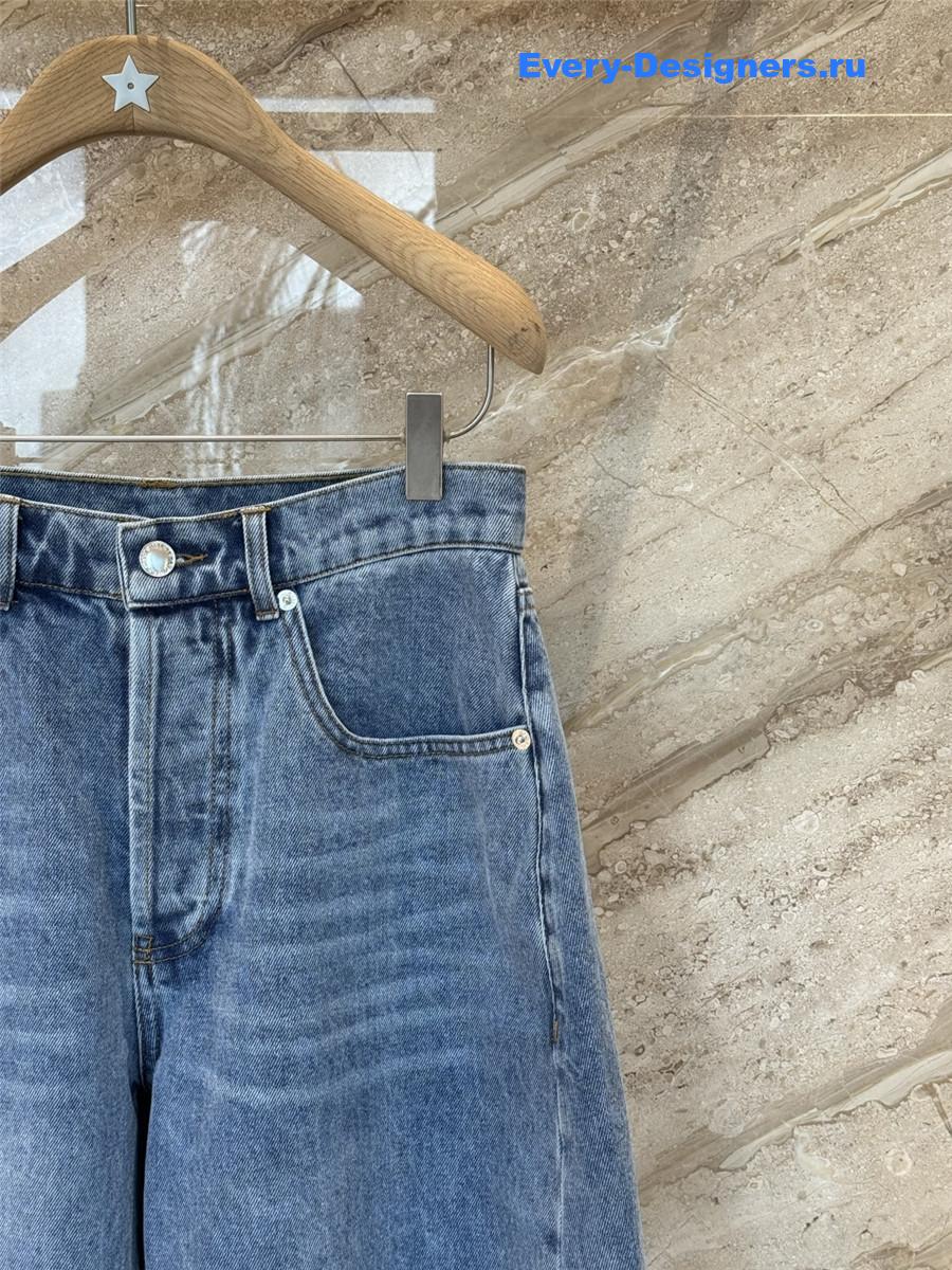 A1exa*der wang rhinestone wide leg jeans