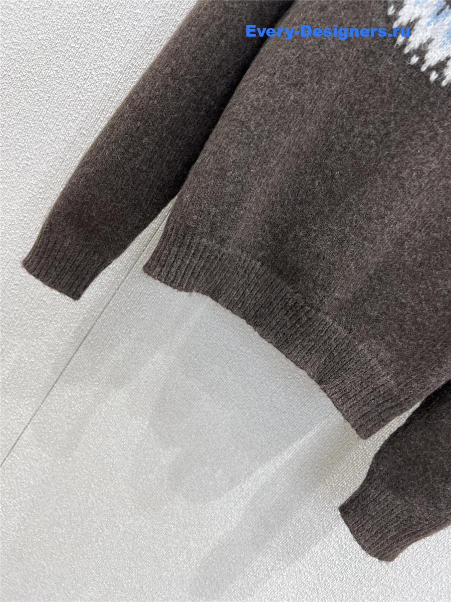 l0vis Vvtt0n graphic signature knit pullover