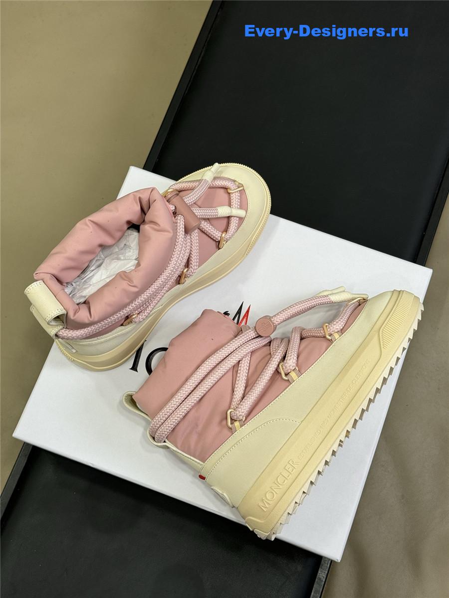 Moncler Pink Altive Mid Boots