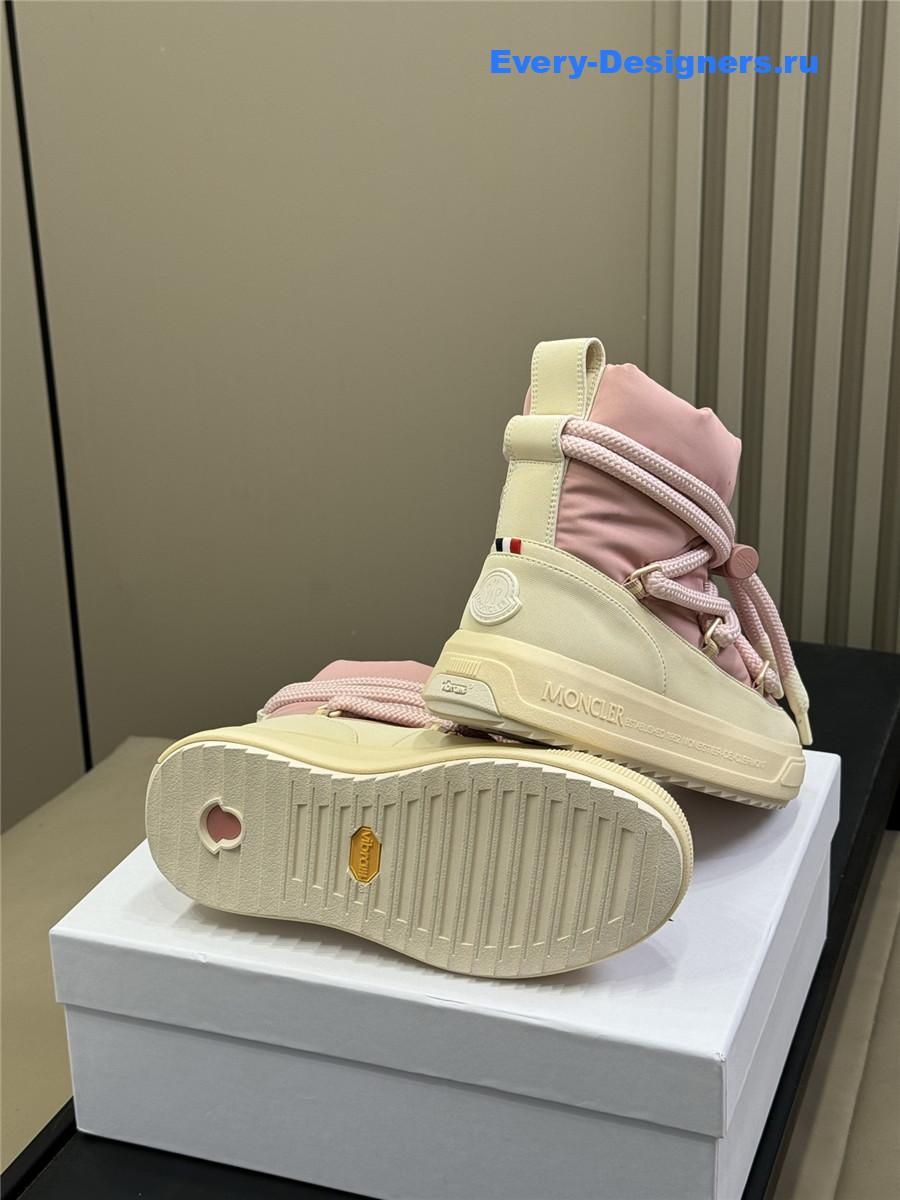 Moncler Pink Altive Mid Boots