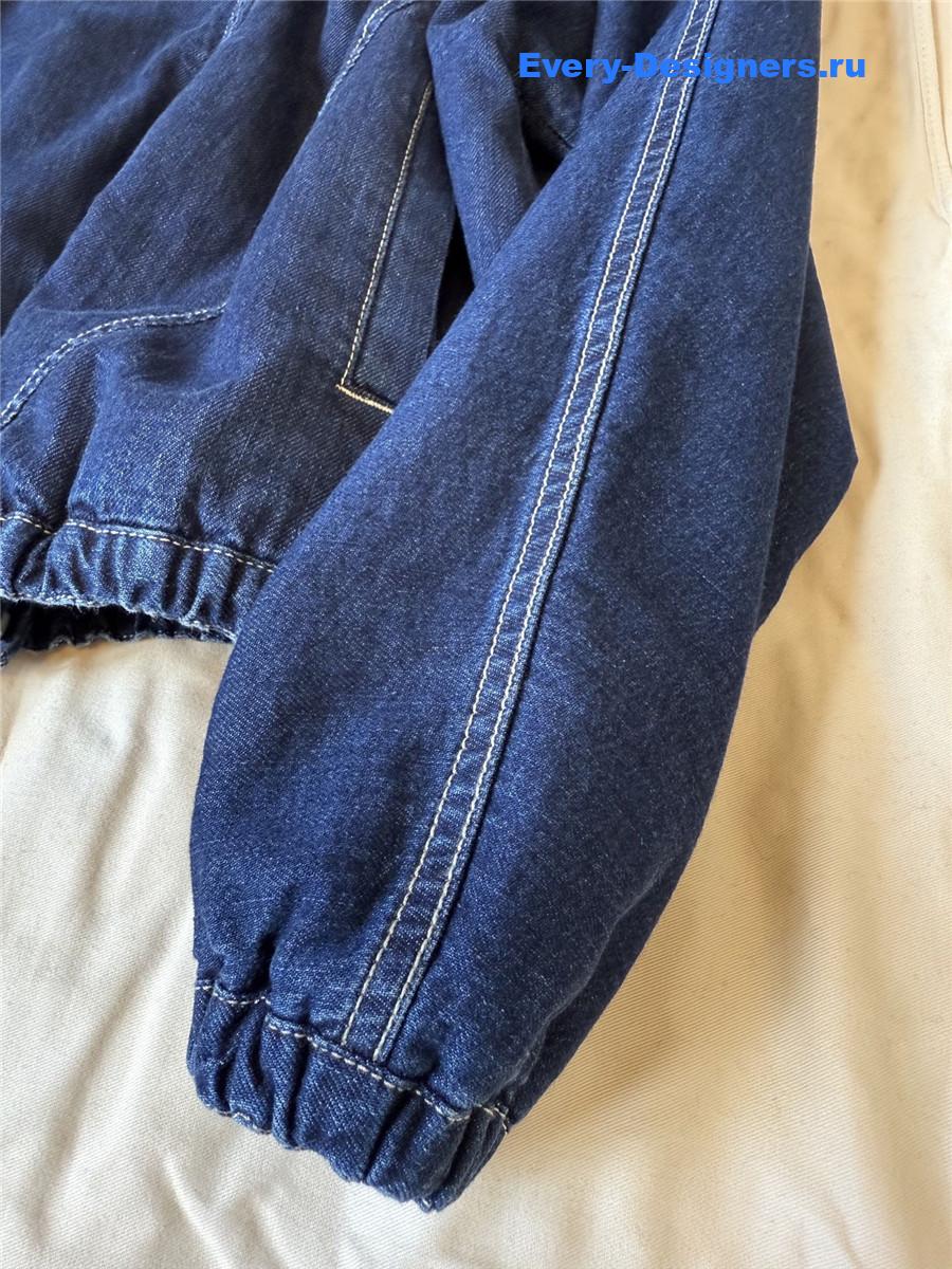 l0vis Vvtt0n blue denim zip-up jacket