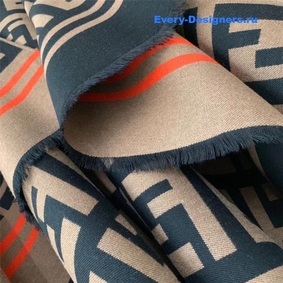 F**di black and brown ff cape