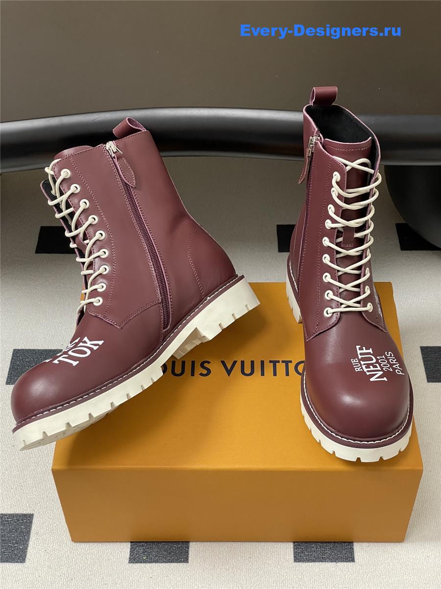 l0vis Vvtt0n side zipper platform martin boots