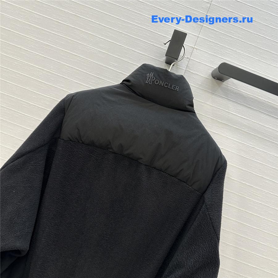 Moncler Black Grenoble Polartec Quilted zip-up Jacket